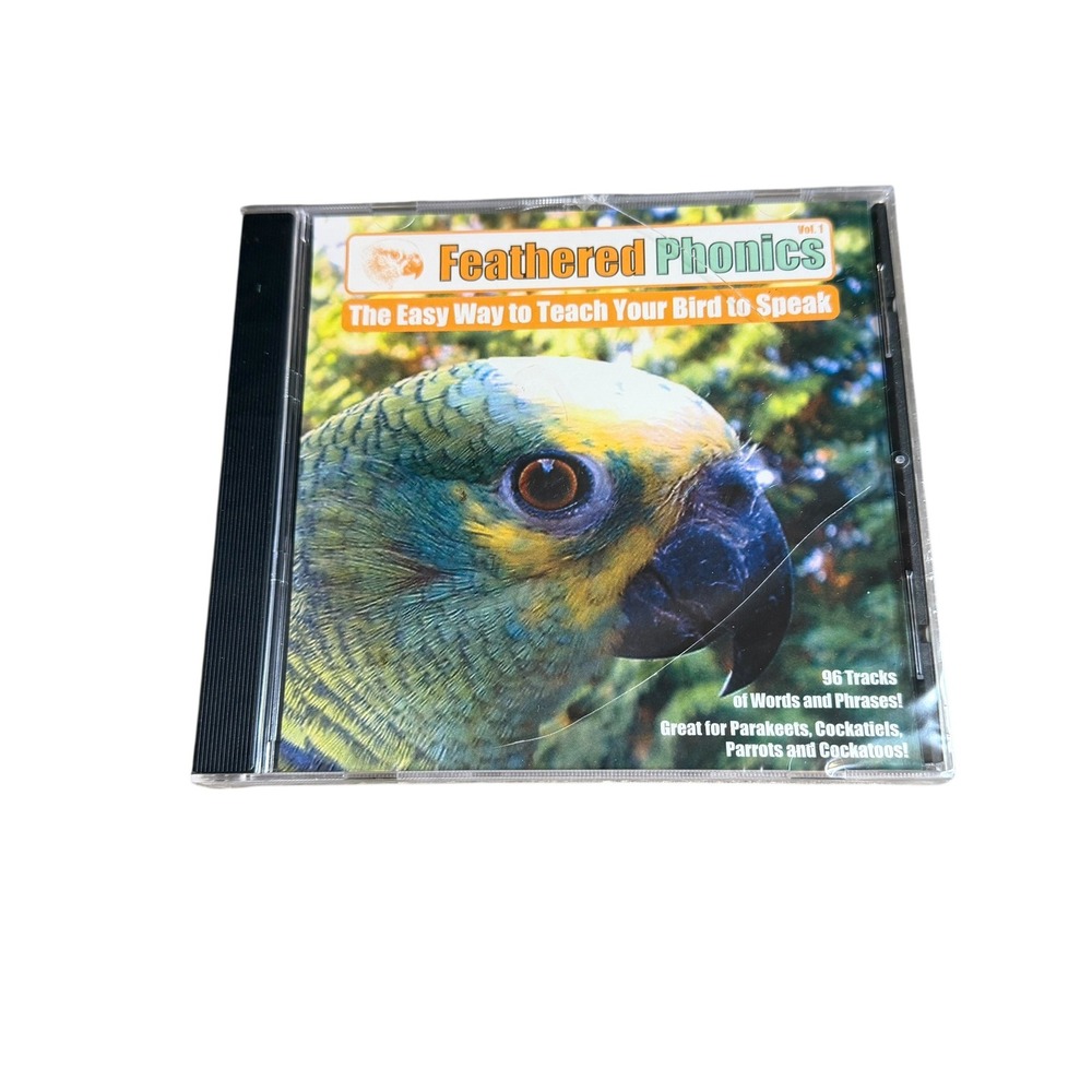 Feathered Phonics Vol 1 Easy Way to Teach Your Bird to Speak CD 96 Tracks FP-155